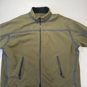 Men's Olive and Gray Performance Jacket